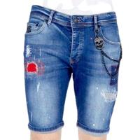 Local Fanatic Korte spijkerbroek stretch 1041
