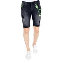 Local Fanatic Korte spijkerbroek stretch 1045