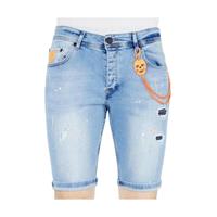 Local Fanatic Denim korte jeans slim fit 1048