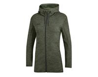 JAKO Premium Kapuzenjacke Damen khaki meliert