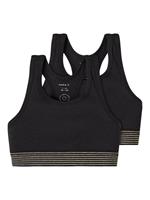 Name it 2-pak meisjes Topjes - Black pack - Maat 122/128