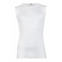 HL-tricot mouwloos shirt heren - 100% katoen - Ondershirt zonder mouwen wit - Mannen