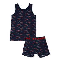 Funderwear/Fun2wear Funderwear jongens setje - Number one - Boxershort en hemd setje