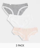 Sloggi Panty, (3 St.), mit zarter Spitzeneinfassung