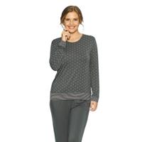 ladyavenue Lady Avenue Bamboo Long Sleeve Pyjama With Cuff 