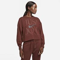 Nike Sweatshirt Dri-FIT Get Fit - Bruin/Zwart Vrouw