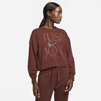 Nike Sweatshirt Dri-FIT Get Fit - Braun/Schwarz Damen