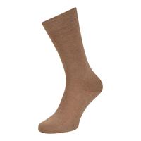 FALKE Herren Socken - Family SO, Allrounder Strümpfe, Uni, Baumwollmischung Socken braun Herren 