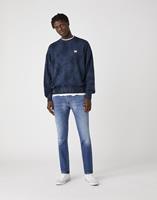 Wrangler Larston heren slim-fit jeans de-lite blue