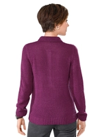 Your Look... for less! Dames Pullover braamrood Größe