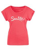 Beachtime T-Shirt mit modischem Sprüche Frontdruck Smile
