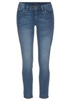 Arizona 7/8 jeans Met geren extra-strakke snit, used-look-wassing, lage taille