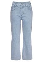 Lascana 7/8 jeans met licht gerafelde voetzomen