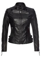 ALPENBLITZ Lederjacke "Athen", im sportlichen Biker-Stil aus hochwertigem Lammnappaleder