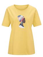 Dames T-shirt geel GrÃ¶ÃŸe