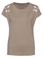 Lady Shirt met ronde hals Shirt (1-delig)
