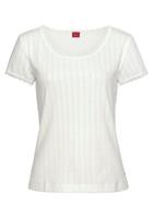 s.Oliver RED LABEL Beachwear Pyjama top in ajourbreisel