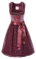 MarJo Dirndl Dames, kort met kanten schort (2-delig)
