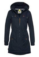 Alife & Kickin Outdoorjacke "CharlotteAK", mit Kapuze, modische Lieblings-Winterjacke mit Kapuze und Pünktchen-Print