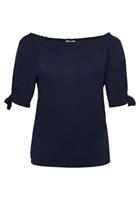 Sheego T-Shirt mit Smokeinsatz