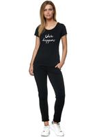Decay T-Shirt »Chic happens« mit pfiffigem Statement-Print