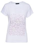 Decay T-Shirt mit funkelnden Strass-Steinen