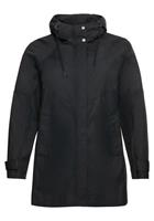 Sheego Outdoorjacke aus wasserabweisendem Material-Mix