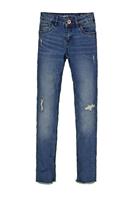 Garcia slim fit jeans Sara 51O dark used Blauw Meisjes Stretchdenim - 