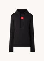 Hugo Herren Kapuzen-Sweatshirt - Daratschi214, Hoodie, French Terry, Baumwolle, Schwarz