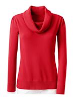 Your Look... for less! Pullover met cascadehals