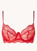 Hunkemöller Niet voorgevormde beugel bh Isabelle Rood