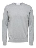 SELECTED HOMME Gebreide trui SLHBERG CREW NECK NOOS