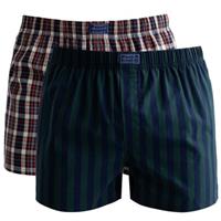 Gant 2 stuks Cotton Stripe Boxer Shorts 