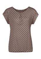 Lascana Shirt met korte mouwen Met stolpplooi bij de hals (2-delig, Set van 2)