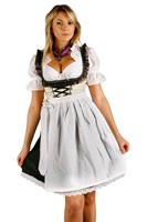 Edelnice Mini Dirndl 3-teilig creme schwarz