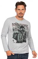 Piz Palü Langarmshirt URSBERG grau melange
