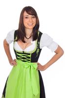 Edelnice Mini Dirndl 3-teilig schwarz grün