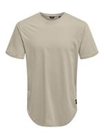 ONLY & SONS Rundhalsshirt »ONSMATT LONGY TEE«