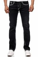 Rusty Neal Jeans mit dezenter Waschung