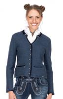 Spieth & Wensky Trachten Strickjacke MALTA jeansblau