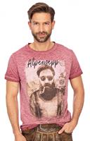 Marjo T-Shirt L10.1 - ALPENSEPP bordeaux