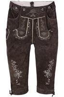 Edelnice Trachtenlederhose Kniebundhose Hannes dunkelbraun