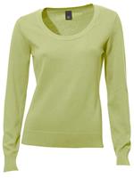 Pullover met ronde hals in kiwi van Linea Tesini