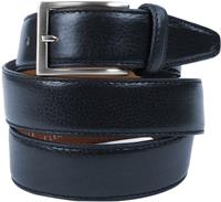 Profuomo Riem Leer Donker Blauw