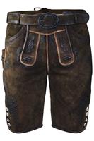 Edelnice Kurze Lederhose Erwin braun II