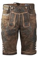 Edelnice Kurze Lederhose Jochen camel II