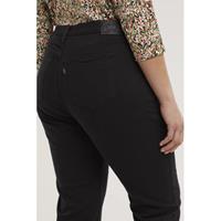 Levi's Plus 724 high waist straight fit jeans black sheep