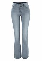 Arizona Bootcut jeans Shaping elastische pasvorm, bootcut-pasvorm, used-wassing, hoge taille