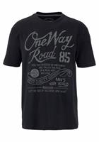 Mans World T-Shirt, mit Print in Used-Optik