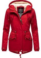 Marikoo dames winterjas Manolya met katoenen buitenstof & teddyvoering